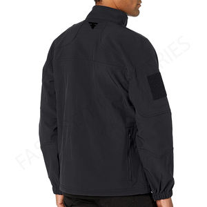 Outdoor <b>Work</b> Wear Uniform Softshell Windproof Windbreaker <b>Fleece</b> Lined Polyester Soft Shell <b>Jacket</b> for Men - Product Image 6