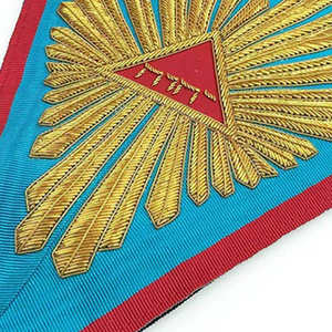 Colliers maçonniques de la Grande Loge, Régalia maçonnique, colliers en métal pour officiers de la Loge Bleue avec bijoux, qualité supérieure Ronpex - Product Image 2