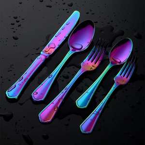 Fabricants en gros, couverts personnalisés bon marché de qualité alimentaire, couteau, fourchette, cuillère, ensemble de couverts écologiques, ensembles personnalisés - Product Image 3