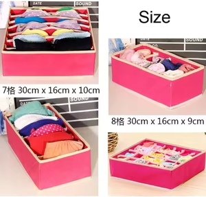 Hot Bán Nhà Đa-Kích Thước Áo Ngực Đồ Lót Vớ Lưu Trữ Hộp Có Thể Gập Lại Hộ Gia Đình Không Dệt Tủ Quần Áo Ngăn Kéo Tủ Quần Áo Lưu Trữ - Product Image 6