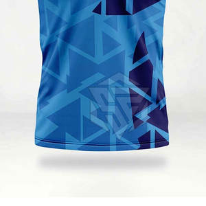 Profesional personalizado de alta calidad Ropa deportiva Media manga Material de poliéster Cricket Jersey - Product Image 4