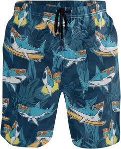 Shorts de bain pour hommes personnalisés de luxe OEM, marque privée, shorts de surf et de pêche, taille élastique, séchage rapide, shorts de bain pour hommes - Product Image 3