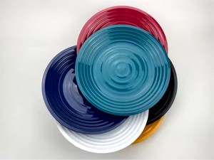 Assiettes en plastique faciles à nettoyer Vaisselle pratique et écologique - Product Image 3