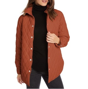 Custom Made Lightweight <b>Quilted</b> Spring Puffer Jackets Oversized Solid Color Waterproof Eco-Friendly <b>Quilted</b> Jacket Breathable - Product Image 5