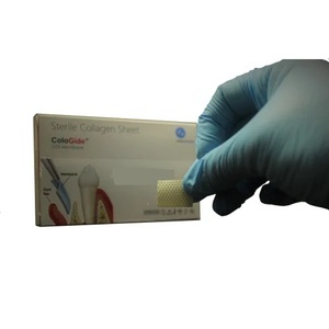 Cologide Cologenesis GTR Membrana 15x20 Material de injerto óseo hoja de colágeno estéril kit de cuidado de implantes dentales - Product Image 5