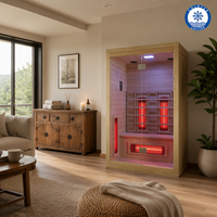 Ruang Sauna Uap Inframerah Jauh Elektrik Omni Solid Wood Modern untuk Apartemen - Terapi Termal Relaksasi Mendalam untuk Spa Kecantikan