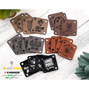 เข็มขัดหนังสำหรับธุรกิจที่สามารถปรับแต่งได้พร้อมโลโก้สีน้ำตาลผ้าสิ่งทอแบบยั่งยืนสำหรับเสื้อผ้าสามารถปรับแต่งฉลากได้ - Product Image 1