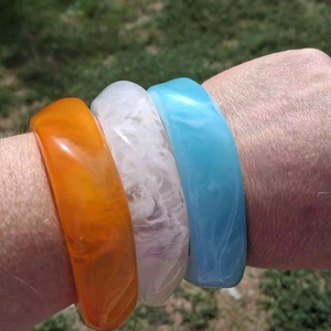 Pulseras y Brazaletes de Resina para Mujer, Nueva Colección, Joyería Estilo Ángel para Fiestas y Bodas, Alta Calidad - Product Image 1