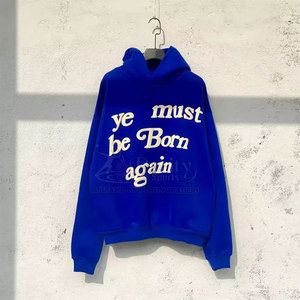 Sudadera con capucha estampada con logotipo personalizado hecha en Pakistán, el mejor proveedor, Sudadera con capucha estampada de manga larga para hombre - Product Image 2