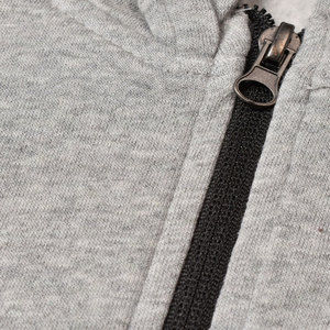Sweat à capuche zippé pour homme en molleton de coton, fabrication en usine, vêtements streetwear, fabrication de logo personnalisé pour les marques de vêtements de marque privée - Product Image 4
