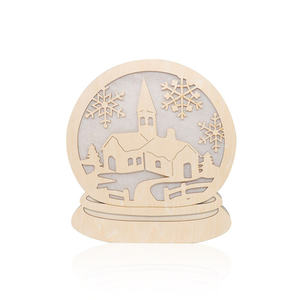 במפעל ישיר הוביל אור תיבת חג המולד קישוטים זוהר בקתת עץ שלג תיבת חלון תצוגה עבור עידוד חגיגי - Product Image 2