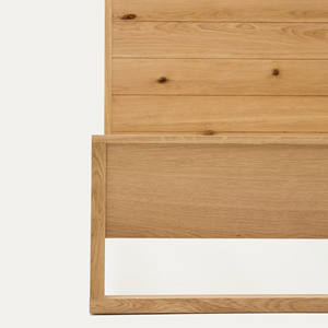 Mobilier de chambre à coucher moderne de luxe de haute qualité, cadre en bois massif, ensemble de lits queen king size or champaign-Alguema - Product Image 4