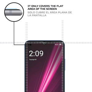 ANTISHOCK T-Mobile REVVL 6 ฟิล์มกันรอยหน้าจอ อุปกรณ์เสริมมือถือที่ทนทานและดูดซับแรงกระแทก - Product Image 4