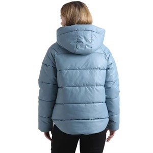 Custom Logo Women's Winter Puffer <b>Jacket</b> Hood High Quality Coats Ladies Puffed Bubble <b>Jacket</b>-OEM New Condition - Product Image 3