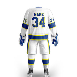 Uniformes de Hockey sobre Hielo 2024 Cómodos, Transpirables, de Bajo Precio y Alta Demanda, con Impresión de Logotipo Personalizado, 100% Poliéster, Servicio OEM de Alta Calidad - Product Image 3