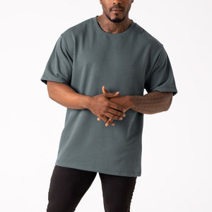 Camiseta holgada de gran tamaño para hombre de alta calidad, diseño de logotipo personalizado, camiseta de verano en blanco con estampado para hombre - Product Image 3