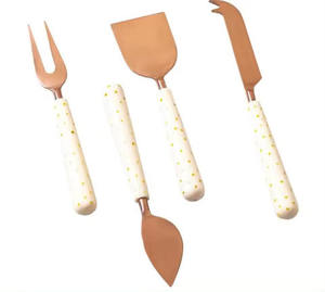 Vente chaude En Métal Fromage Beurre Épandeur Ensemble Avec Poignée En Bois Ustensiles De Cuisine Maison Et Restaurant Utiliser Des Outils À Fromage - Product Image 3