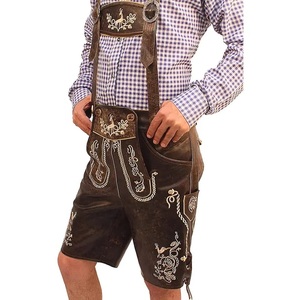 Venta al por mayor Hombres Mejor Calidad Lederhosen Bavarian Classic Long Lederhosen For Men - Product Image 4