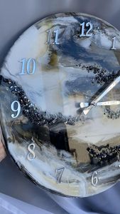 ADDING Epoxy Resin Wall <b>Clock</b> Epoxy Resin Living Room best qulatiye Furniture Home Decor Wall <b>Clock</b> Customized best - Product Image 6