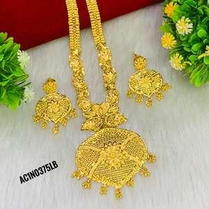 Bijoux Tendance, Bijoux, Collier de Mariée Plaqué Or Un Gramme, Bijoux Fantaisie pour Toutes les Femmes, Vente en Ligne - Product Image 2