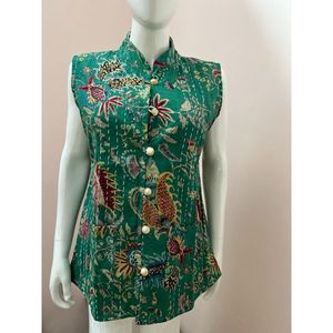 Vestes Kantha 100% coton pour femmes les plus vendues, vêtements de bureau décontractés, longueur midi avec taille naturelle lavable - Product Image 5