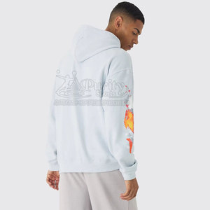 À la mode Hommes Bouffée Impression À Capuche Offre Spéciale OEM Service 100% Coton Tissu Hommes Bouffée Impression À Capuche - Product Image 6
