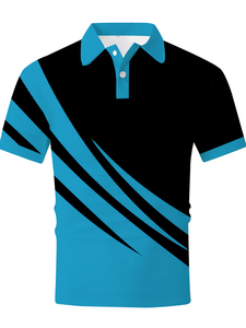 Streetwear couleur unie t-shirt personnalisé brodé impression logo uni 100% coton polyester hommes polos - Product Image 4