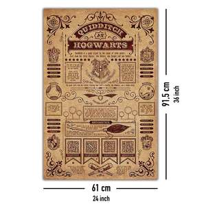 For Harry Potter Hogwarts Quidditch <b>Poster</b> Durable Paper Wall Art - Product Image 5