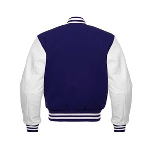 Vestes universitaires personnalisées OEM Vestes légères en laine personnalisées à manches longues Vêtements d'hiver Veste de baseball universitaire pour hommes de toutes tailles - Product Image 6