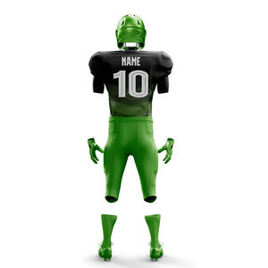 Uniforme de camiseta de fútbol americano elaborado con tela transpirable de secado rápido que ofrece comodidad, durabilidad y flexibilidad - Product Image 5