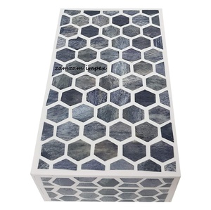 กล่องเก็บเครื่องประดับทำจากไม้และเรซินสีเทาที่เก็บของตกแต่งทำด้วยมือสำหรับเครื่องประดับของที่ระลึกและอุปกรณ์เสริม - Product Image 5