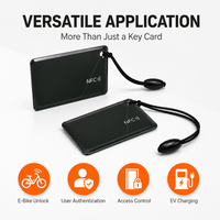 Cartes-clés RFID NFC MIFARE DESFire EV3 2K personnalisées haute sécurité pour vélos électriques et trottinettes électriques