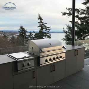 High End lüks tarzı dışında barbekü su geçirmez paslanmaz çelik açık mutfak dolabı buzdolabı ile - Product Image 2