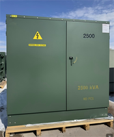 Transformateur triphasé de qualité industrielle 13,8 kV 500 kVA 1000 kVA de style américain monté sur socle, indice de protection IP53, refroidissement ONAN/ONAF