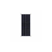 Panneau solaire flexible 18V 10W avec sorties USB et DC pour la charge en extérieur