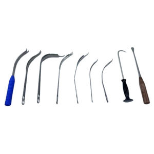 Instrumentos ortopédicos con certificación CE, juego de 9 retráctores quirúrgicos para articulación de cadera, material de acero inoxidable de calidad alemana, Narham Enterprises - Product Image 2