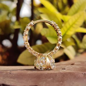 Anillo de compromiso y boda de moissanita de corte esmeralda de Plata de Ley 925 Vintage antiguo 5.00CT para ocasión de fiesta de mujer - Product Image 4