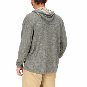 Sudadera con capucha de manga larga para hombre, con protección solar UV, informal, para pesca, al aire libre, venta al por mayor - Product Image 2