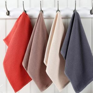 Serviette de cuisine en coton éponge douce et absorbante, utilisation quotidienne, séchage rapide, motif damassé, couleurs personnalisables, utilisation à domicile, hôtel, restaurant - Product Image 6