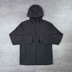 Chándal Cortavientos Impermeable Personalizado para Exteriores, Talla Grande, Transpirable, Ropa de Entrenamiento, Diseño 2 en 1 Informal para Correr en Otoño - Product Image 3