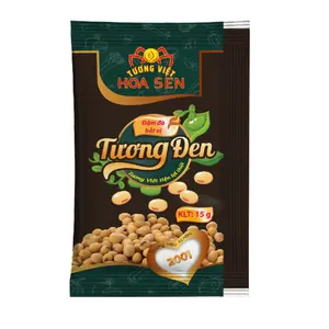 풍미 무게가 풍부한 요리 소스 작은 편리한 테이크 어웨이 샵 블랙 소스 패킷 15g/ 100 패킷 Tuong Viet Hoa Sen