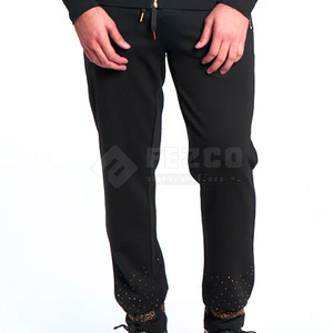 Survêtement d'hiver pour homme, couleur personnalisée, à capuche, respirant, séchage rapide, doublure en molleton 100% coton, taille élastique, poches latérales, longueur intégrale - Product Image 4