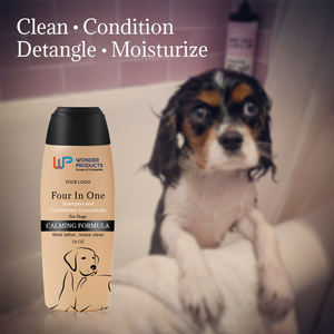 OEM/ODM 4-in-1 Calming Pet Shampoo for Dogs Cleans Conditions Detangles with Lavender Chamomile Private Label at Wholesale Price - Product Image 2