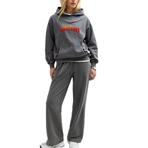 2025 vente chaude Logo imprimé personnalisé poids lourd 100% coton pull à capuche Baggy survêtement hiver tenue décontracté - Product Image 1