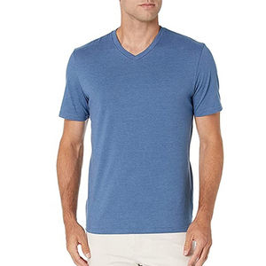 Camiseta de Manga Corta para Hombre, Ropa de Gimnasio 2026, Transpirable, Cuello en V, Lisa, de Poliéster, Ajustada, para Fitness - Product Image 5