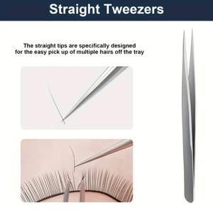 DRAGONLOSH Pince à épiler DGtweezer Volume Pince à cils en acier inoxydable 45/90 degrés Marque privée personnalisée Outils d'extension de cils professionnels - Product Image 4