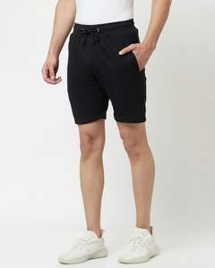 <b>Men's</b> Casual Gym Workout <b>Shorts</b> Solid Heavy-Weight Cotton Polyester Quick Dry Breathable <b>Elastic</b> <b>Waistband</b> Hot Sale - Product Image 2