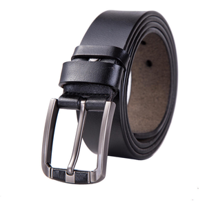 Ceinture en cuir véritable pour homme, fabriquée à la main, 100% cuir de vache, design classique, ceinture pour homme pour le travail, les affaires et les occasions décontractées - Product Image 2