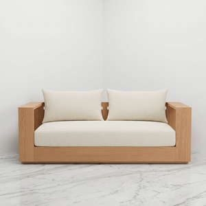 Fabricante de Sofás de Teca Personalizados para Hoteles en Indonesia, OEM ODM, Sofá Tapizado de Madera Sólida de Grado Comercial, Proveedor Mayorista - Product Image 3
