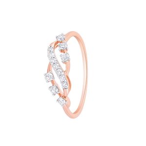 Bague en moissanite pleine, certifiée IGI, plaquée or rose, pour mariage, fiançailles, cadeaux de fête - Bijoux fins de luxe - Product Image 6